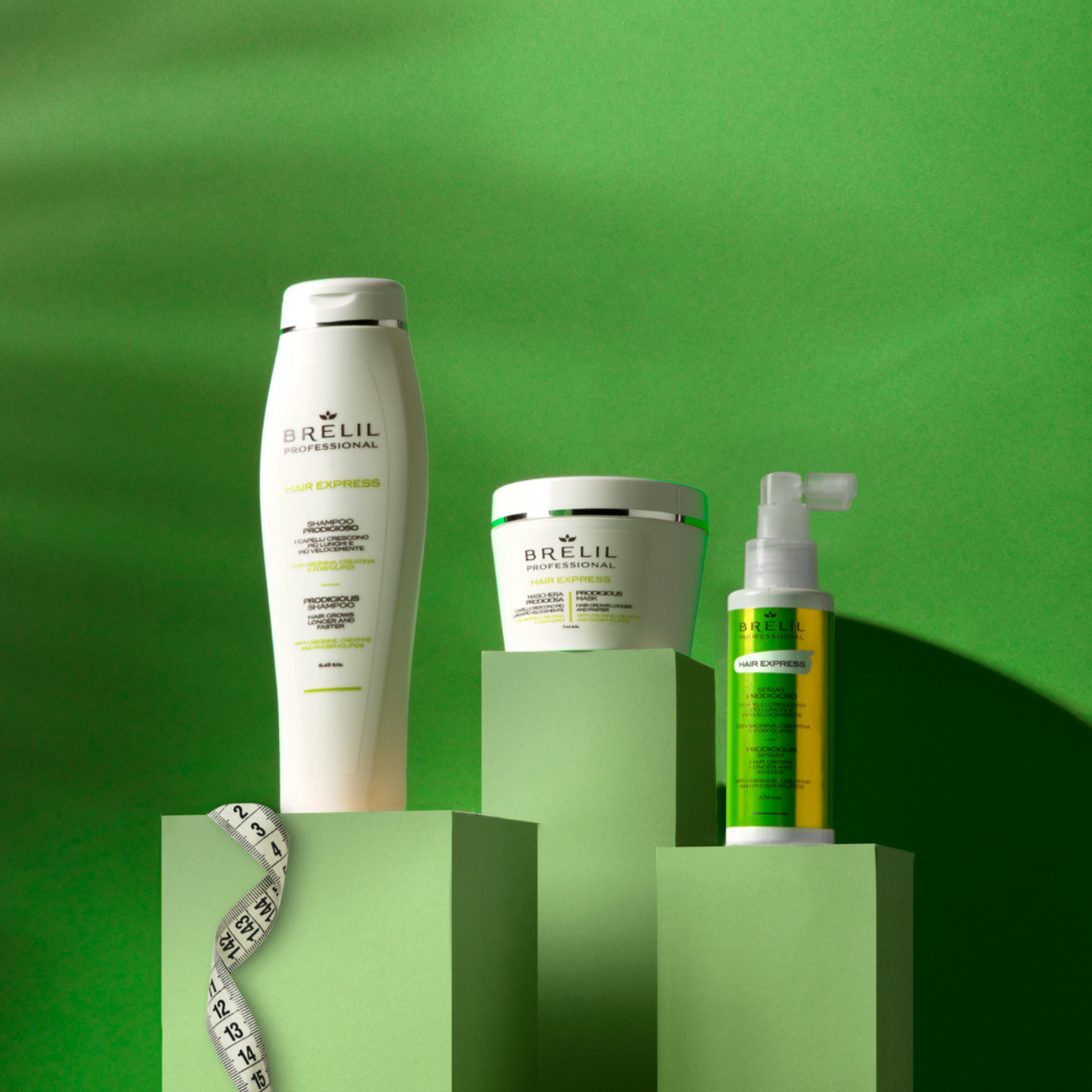 Brelil set Hair Express za hitrejšo rast las 3 izdelki + darilo