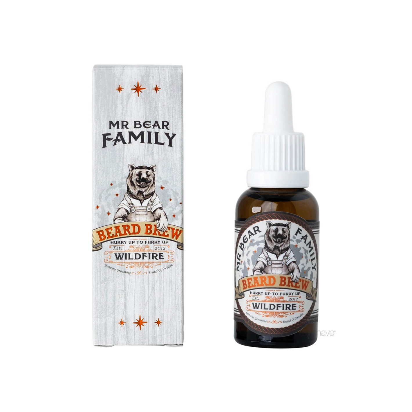 Mr.Bear olje za brado in brke 30 ml - Wildfire