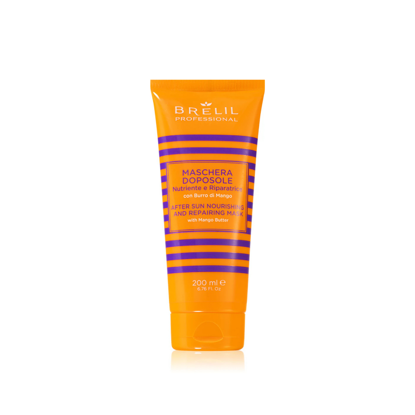 Brelil Solaire After Sun Mask maska za lase izpostavljene soncu 200ml