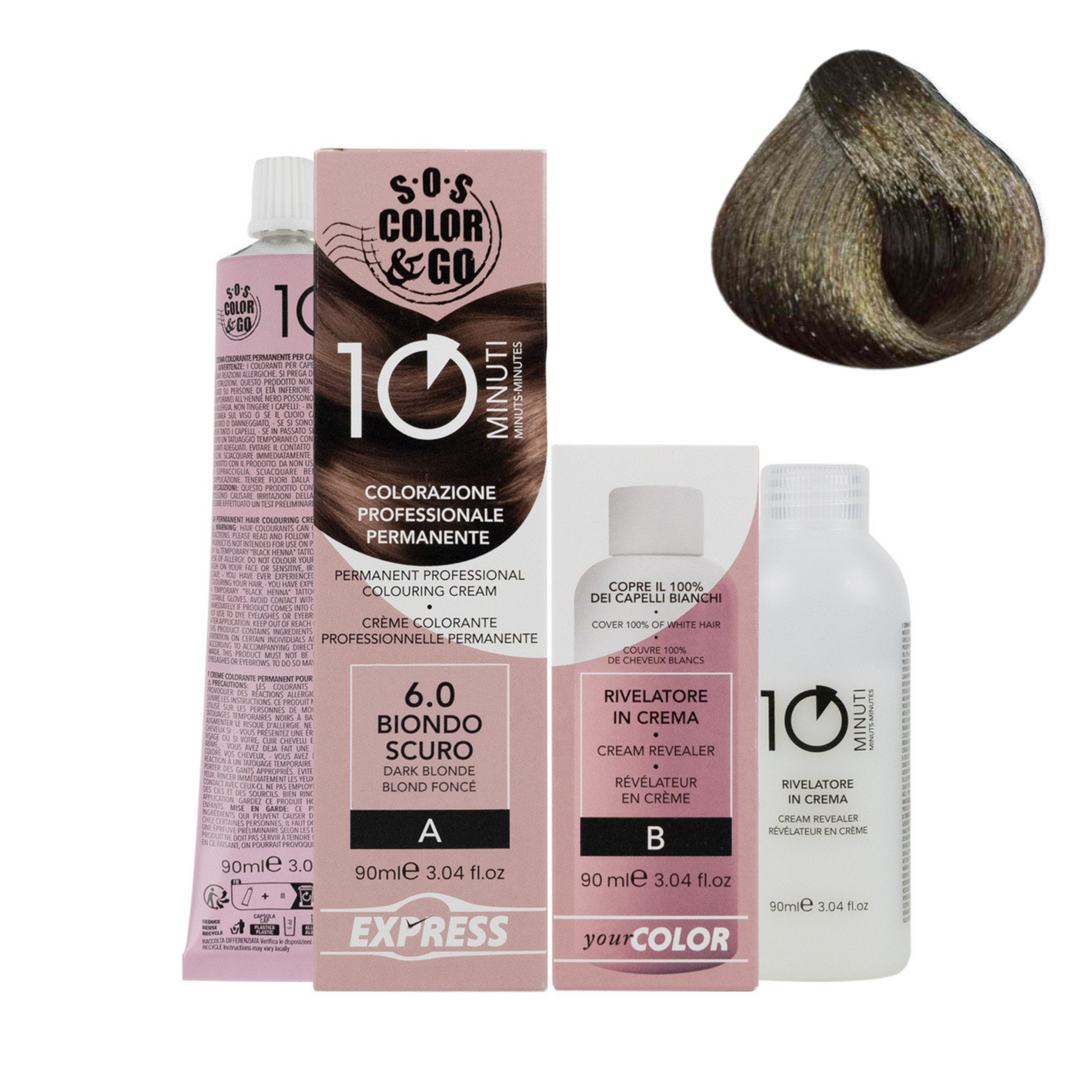 Alama S.o.s. Color&Go 10 minutna barva - temno blond 6.0