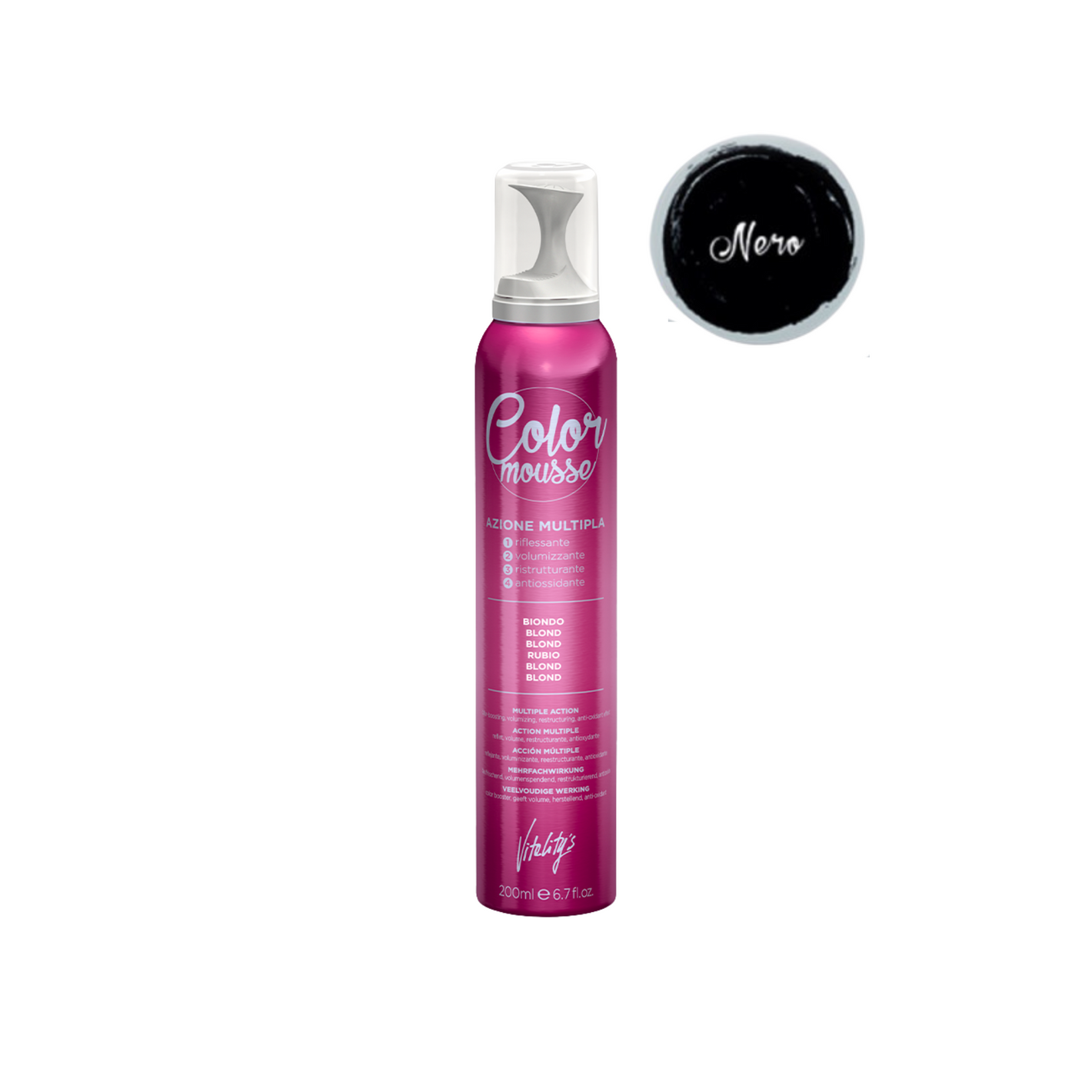 Art color barvna pena za lase 200ml - Črna