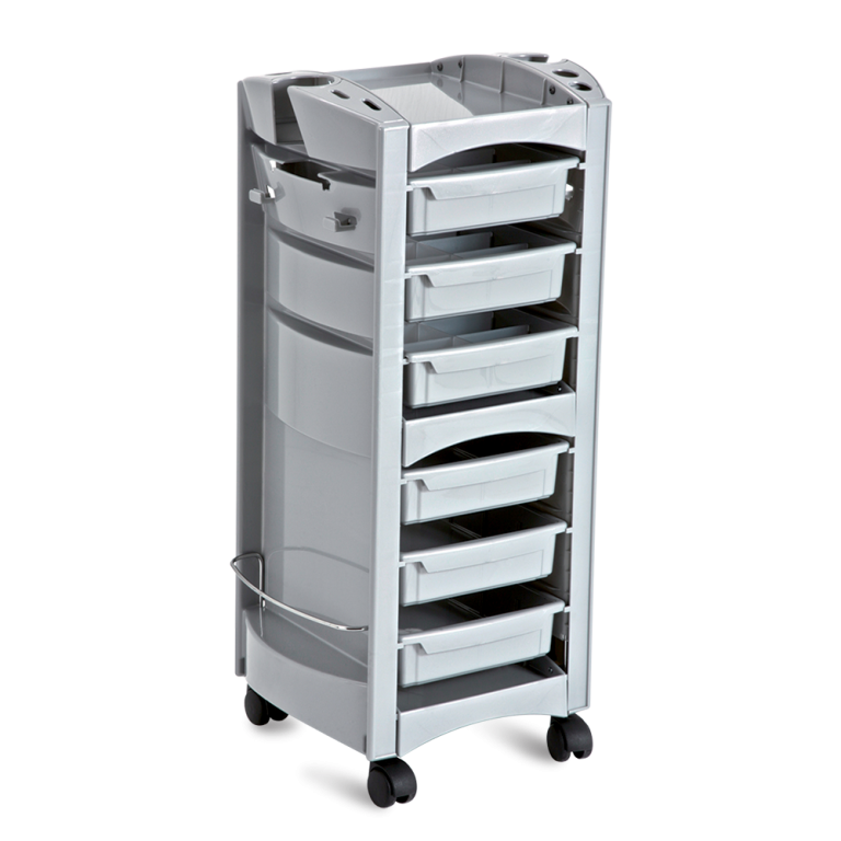 Frizerski voziček AGV Friend - srebrn