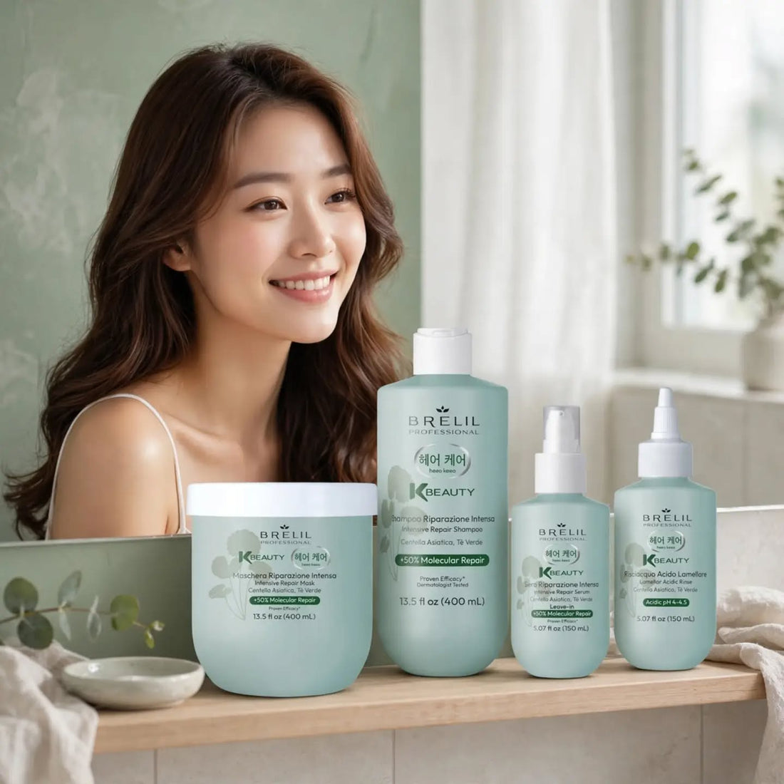 Italijanska kozmetika za lase navdihnjena s Korejsko filozofijo - K-Beauty znamke Brelil