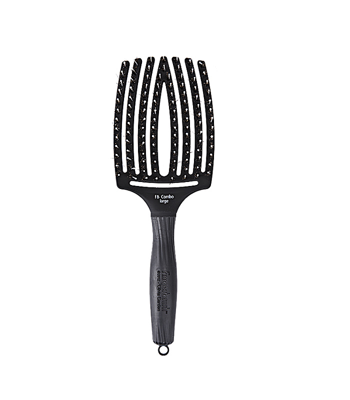 Olivia Garden krtača za lase Finger Brush Combo - large Black