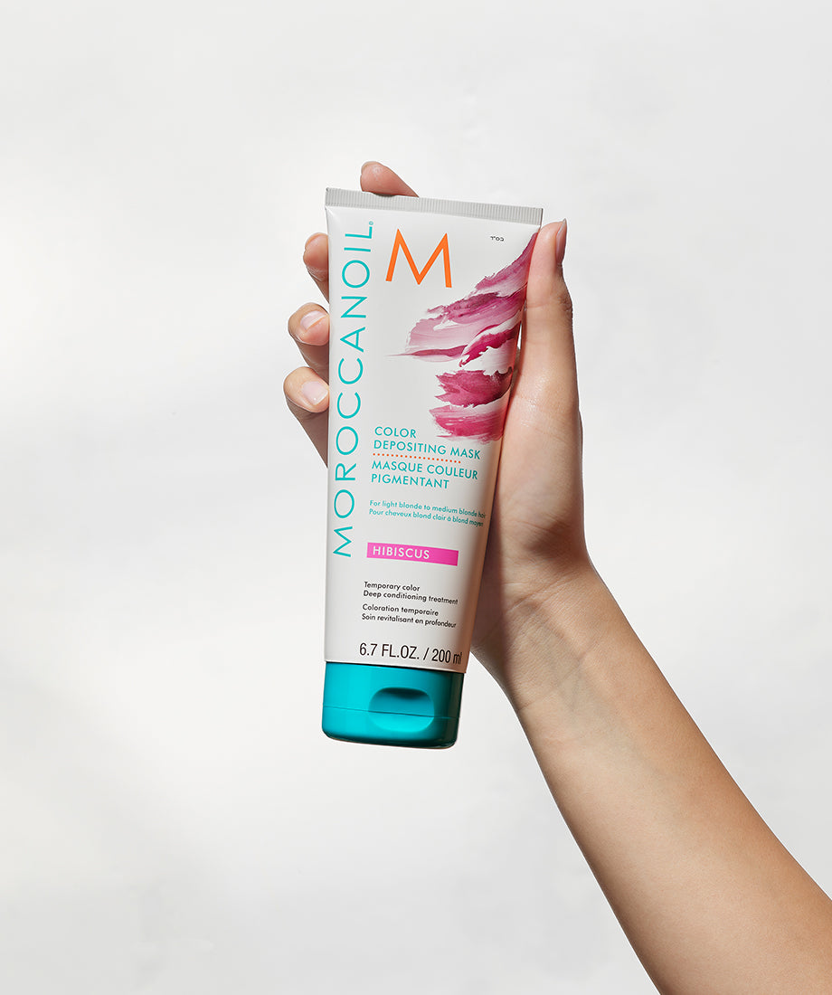 Moroccanoil Color Depositing Mask barvna maska -  Hibiscus 200ml