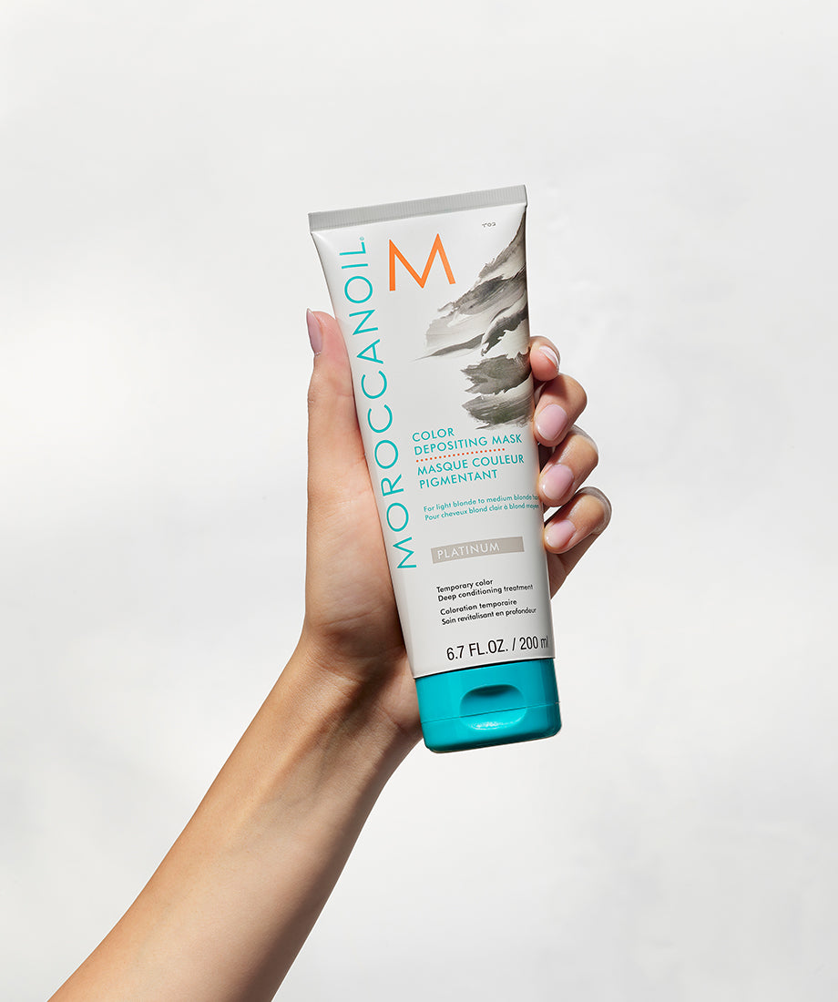 Moroccanoil Color Depositing barvna maska - Platinum 200ml