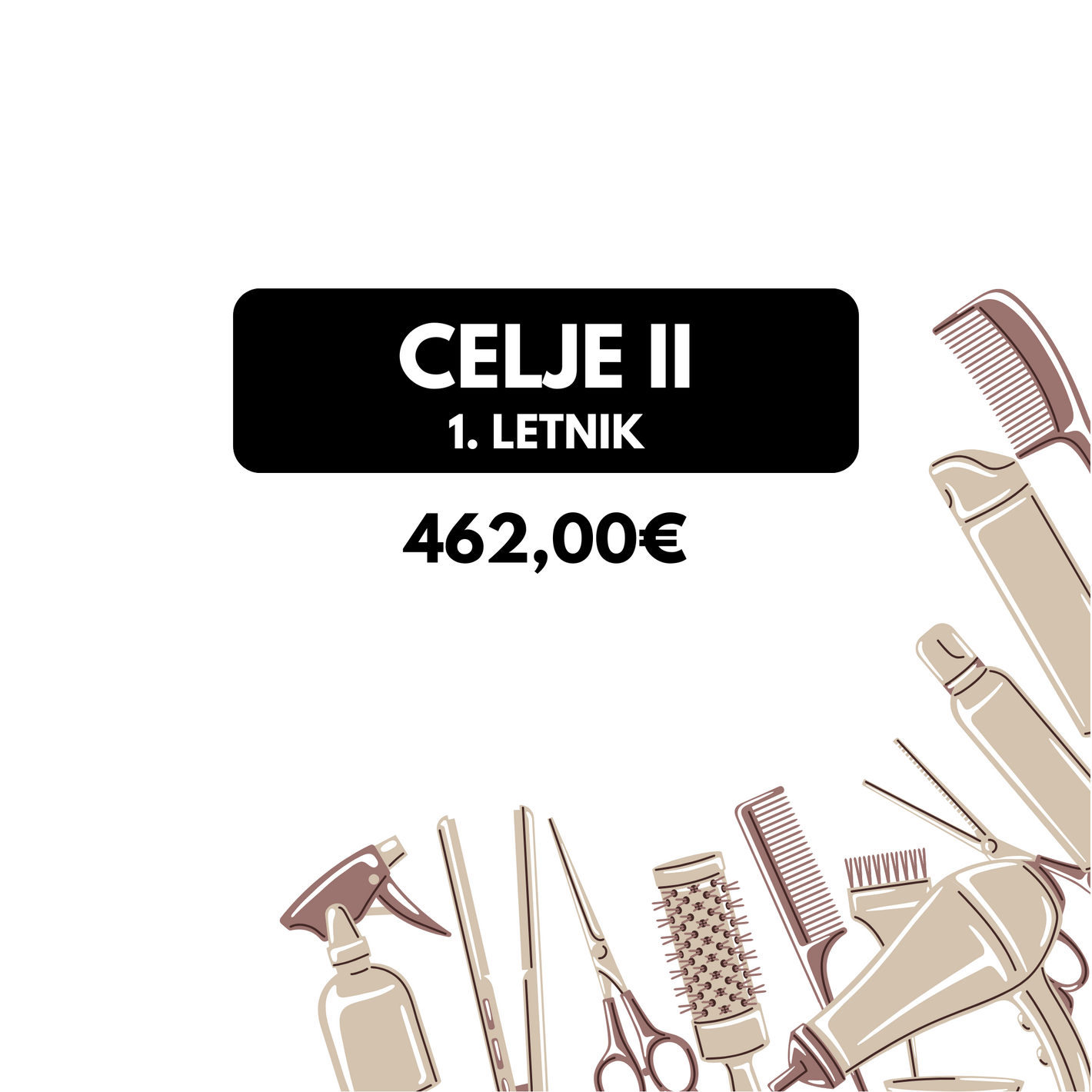 Šolski frizerski komplet - Celje 2 (462,00€)
