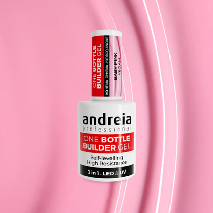 Adreia Professional One Bottle Builder Gel 3 in 1 Baby Pink gradini gel 14ml