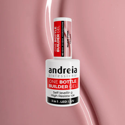 Adreia Professional One Bottle Builder Gel 3 in 1 Nude Pink gradini gel 14ml