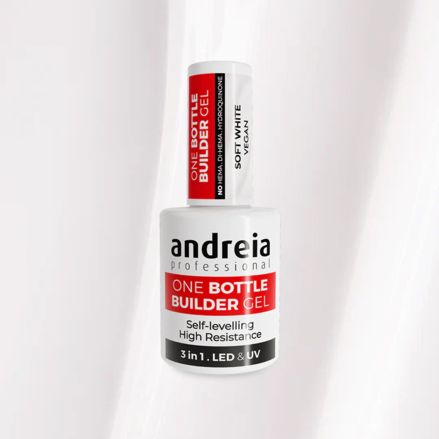 Adreia Professional One Bottle Builder Gel 3 in 1 Soft White gradini gel 14ml