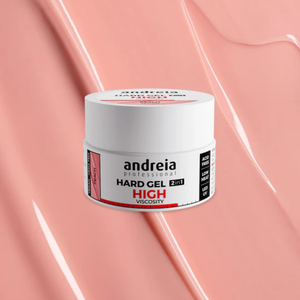 Andreia Hard Gel High Viscosity Peach gradilni gel za nohte 22g