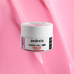 Andreia Hard Gel High Viscosity Pink gradilni gel za nohte 22g