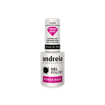 Andreia Power Base Clear podlak za gel nohte - izredno močen - prozoren 10,5ml