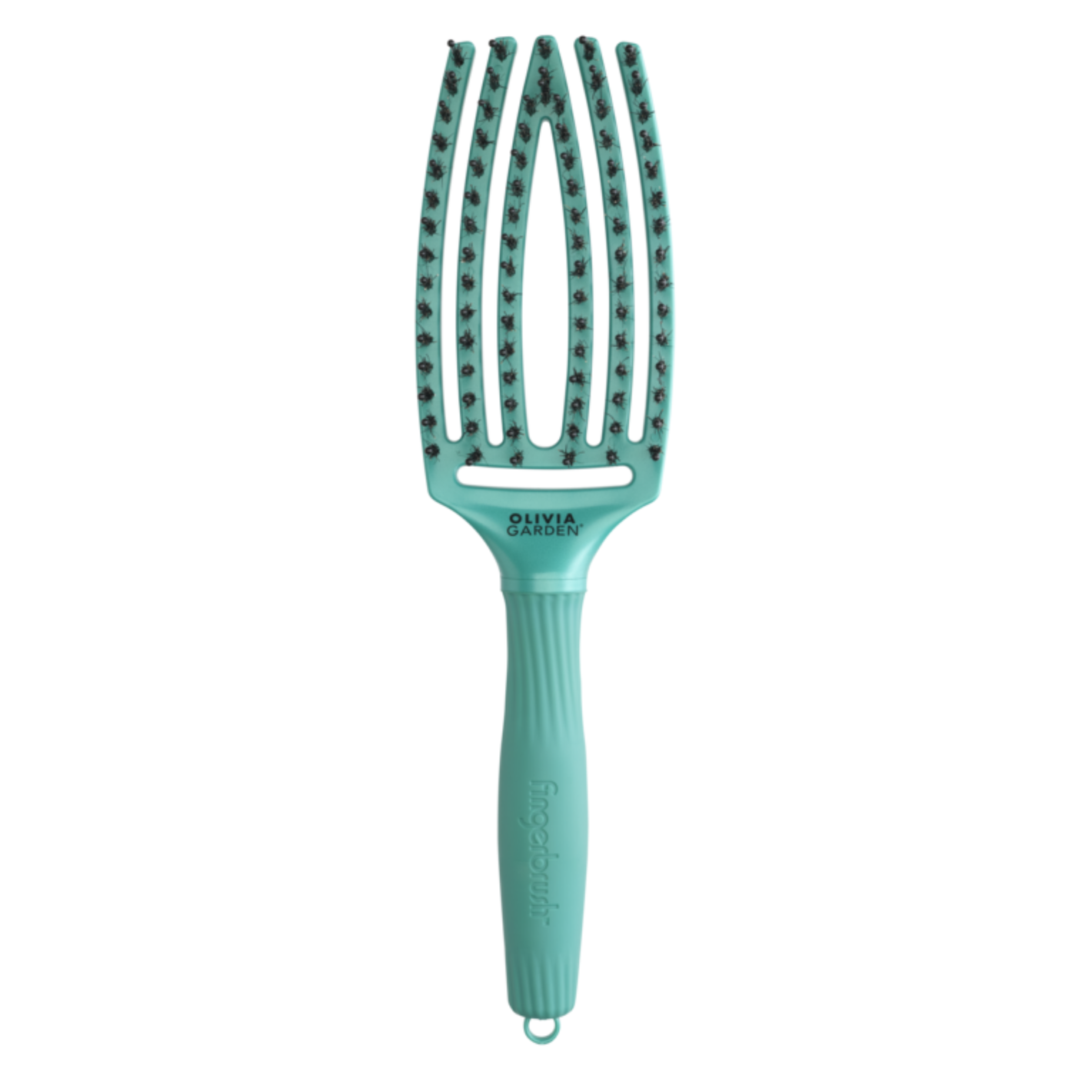 Olivia Garden Fingerbrush krtača za lase - And Beyond Green