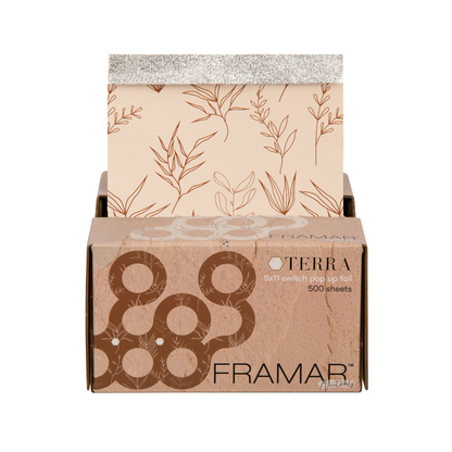 Framar rezana folija za pramena/barvanje Pop Up Terra - 500 lističev