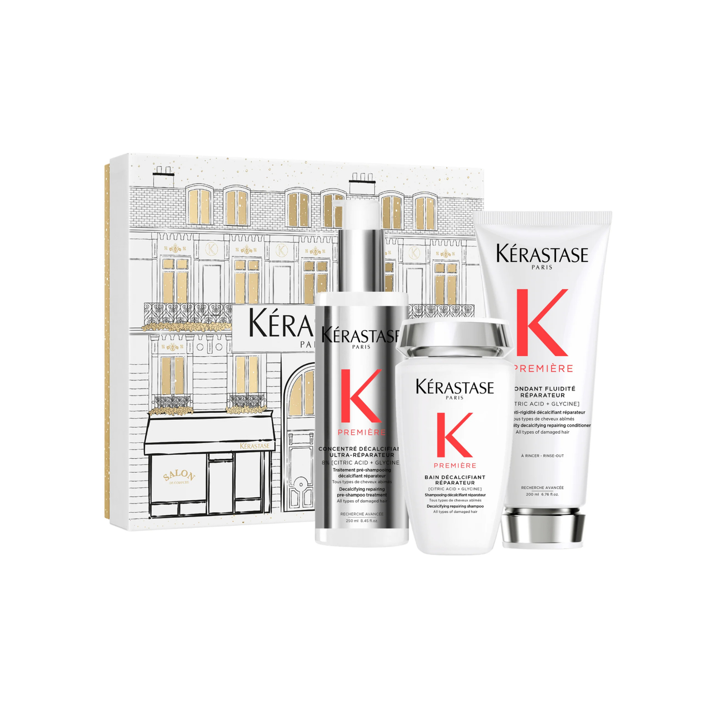Kérastase Premiere Holiday Box - šampon, balzam, nega