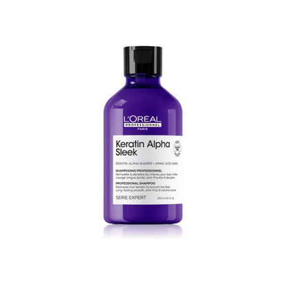 L'Oreal Keratin Alpha Sleek šampon za glajenje las 300ml