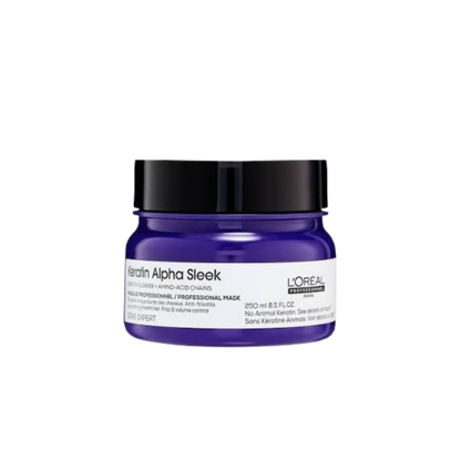 L'Oreal Keratin Alpha Sleek maska za glajenje las 250ml
