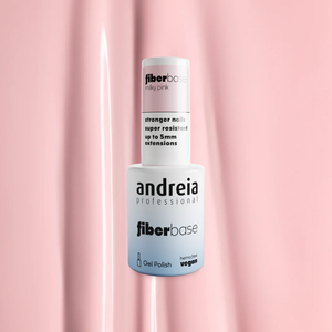 Adreia ProfessionalFiber Base 04 Milky Pink podlak s sintetičnimi vlakni za dolgo obstojnost 10,5ml