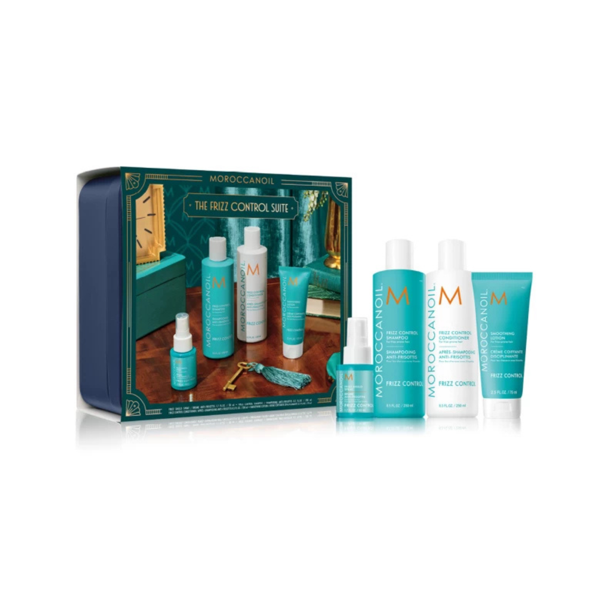 Moroccanoil set za neukrotljive lase The Frizz Control Suite Holiday 2026