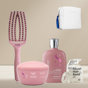 Olivia Garden x Alfaparf set - za suhe lase Moisture