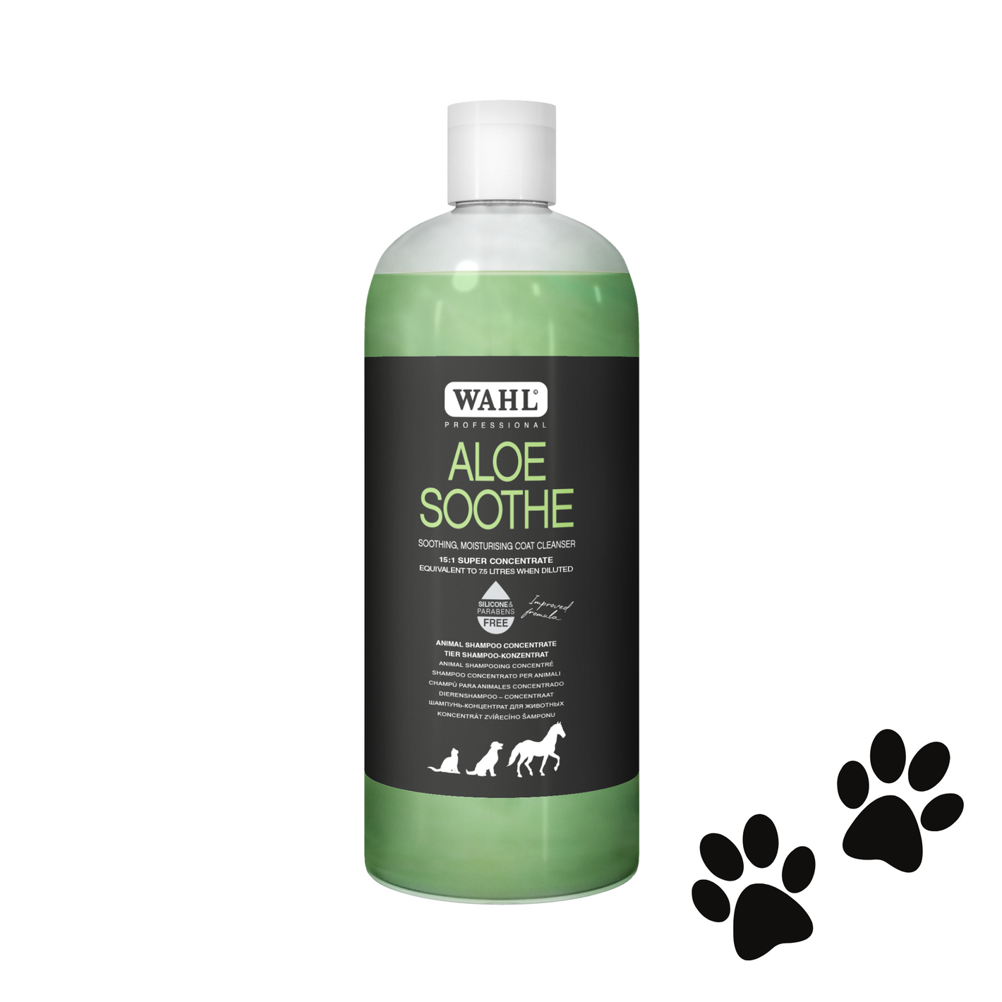 Wahl Aloe Soothe šampon za nego živali - za občutljivo dlako/kožo 500 ml