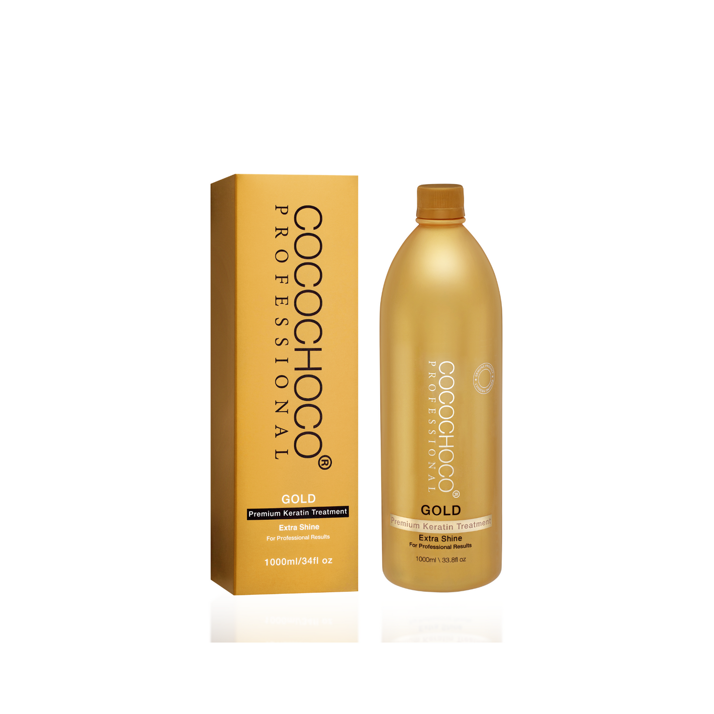 CocoChoco Keratin Gold preparat za trajno ravne in gladke lase 1000 ml