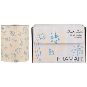 Framar Beach bum embossed folija za barvanje v roli - 12,7cm x 97,5m