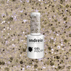 Andreia Gel Polish 254 - Gold and Silver Glitter - permanentni lak za nohte 10,5ml