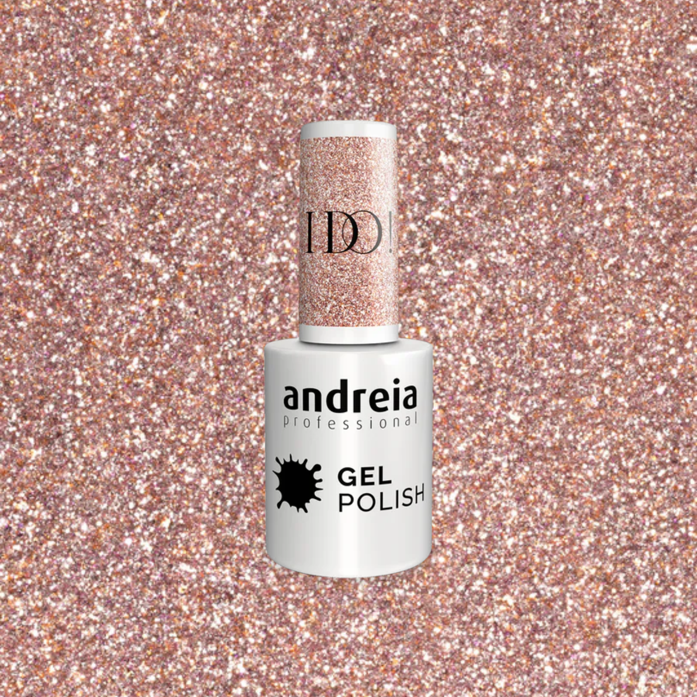Andreia Gel Polish I Do 1 - Pink, silver, and gold glitter - permanentni lak za nohte 10,5ml