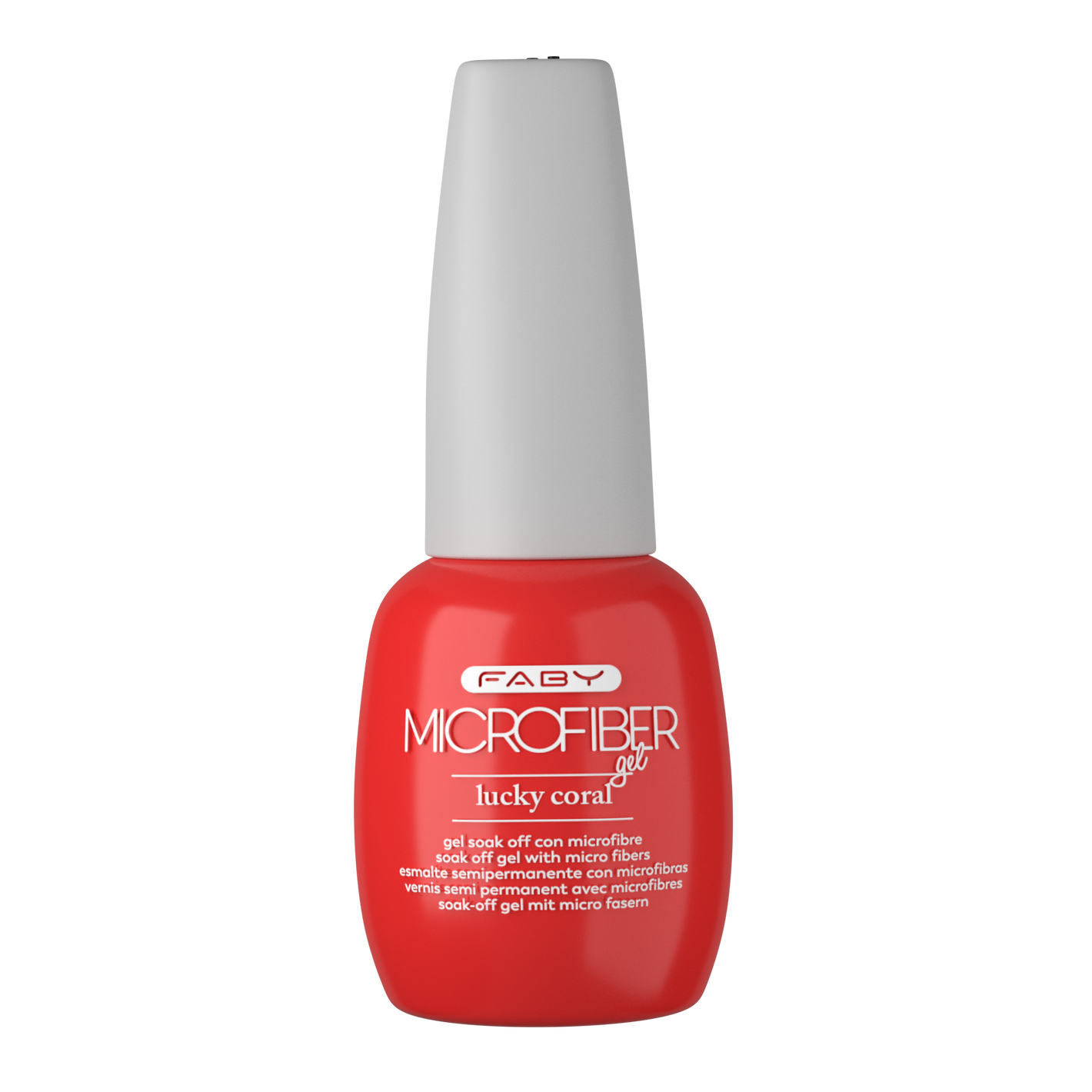 Faby Migrofiber Gel za nohte 15ml - Lucky Coral