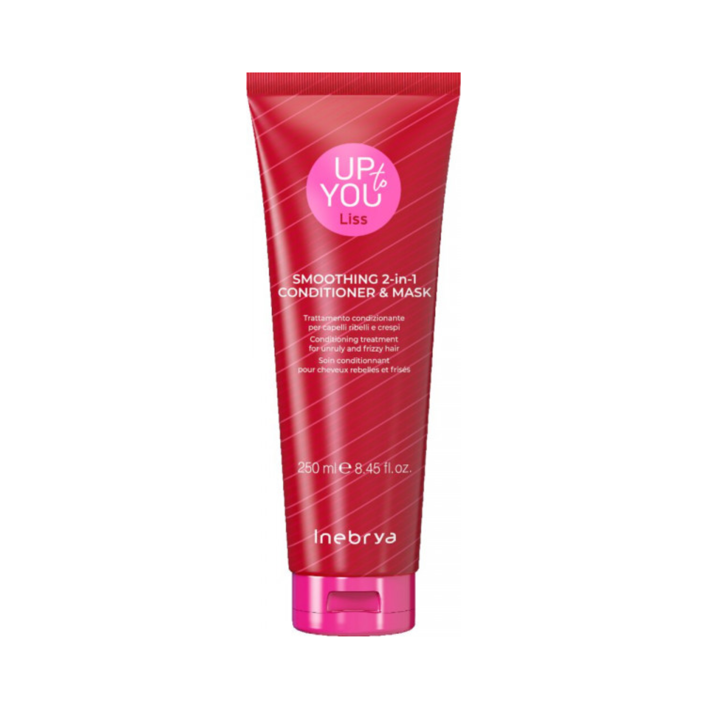 Inebrya Ice Up liss 2v1 maska in balzam za glajenje neukrotljivih las 250 ml