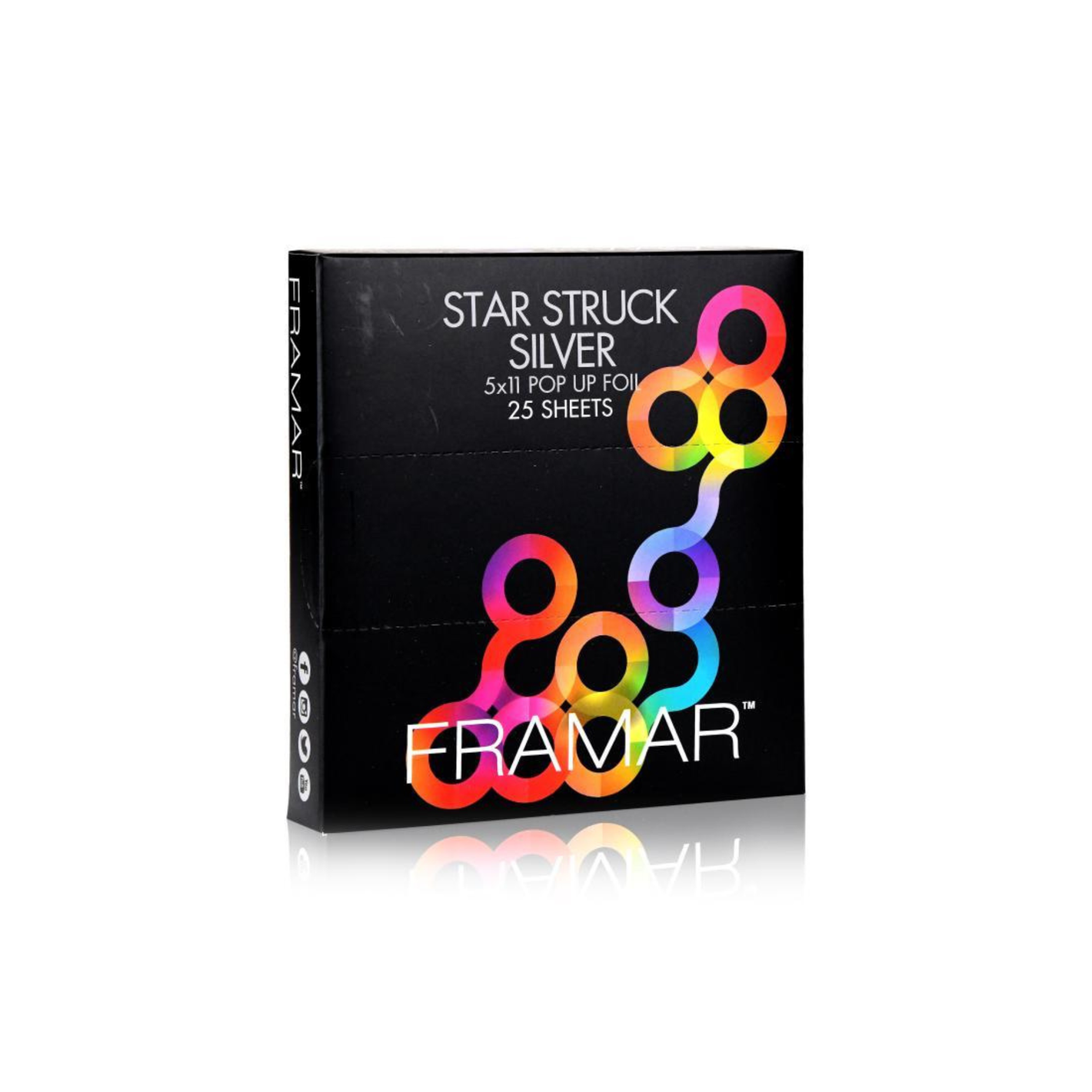 Framar Pop up folija - silver 12,7 cm x 27,9 cm 25 lističev