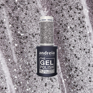 Andreia The Gel Polish G38 - Silver Glitter - veganski permanentni lak za nohte 10,5ml