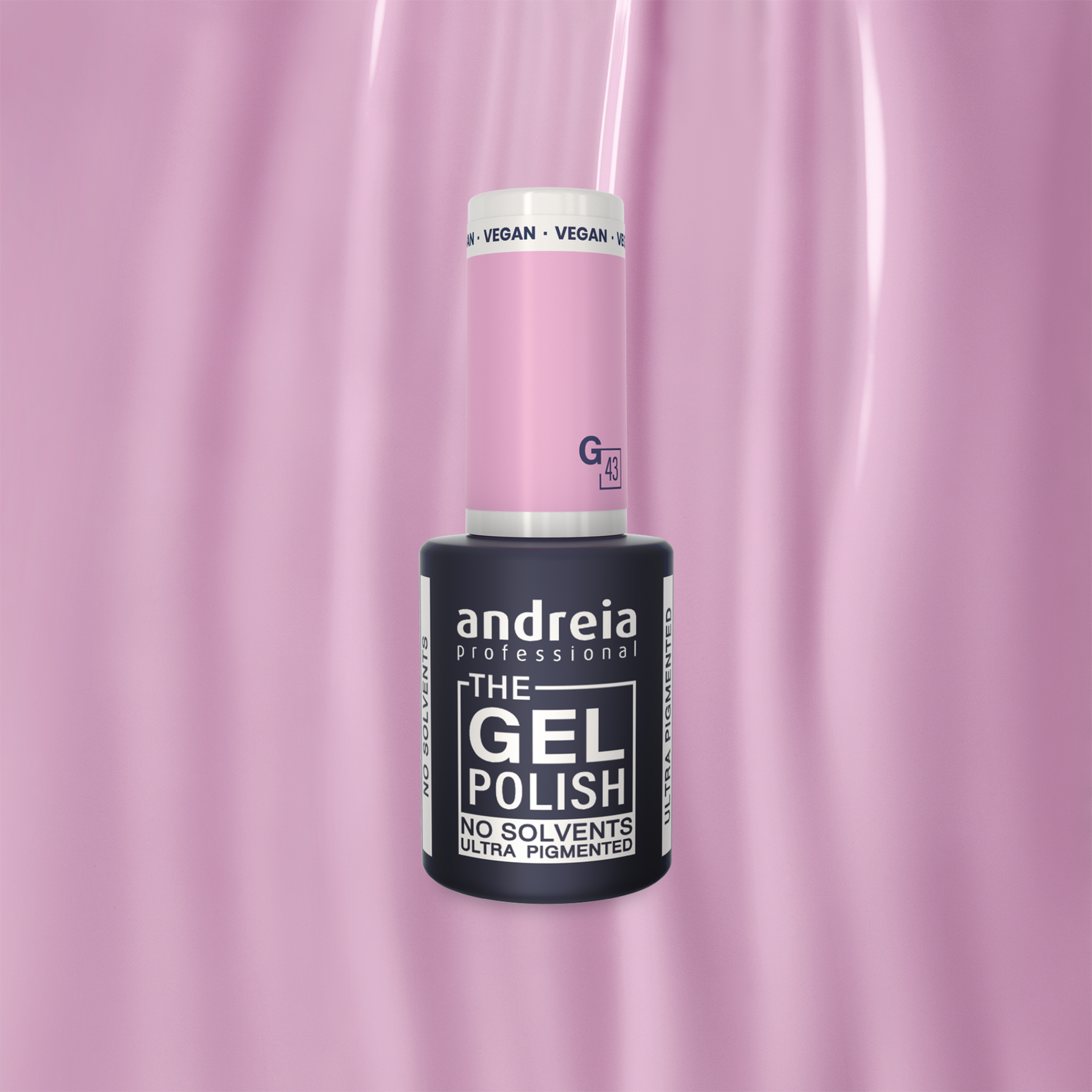Andreia The Gel Polish G43 - Pink - veganski permanentni lak za nohte 10,5ml