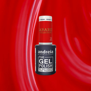 Andreia The Gel Polish CC1 - Bright Red - veganski permanentni lak za nohte 10,5ml
