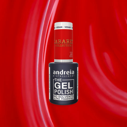 Andreia The Gel Polish CC1 - Bright Red - veganski permanentni lak za nohte 10,5ml