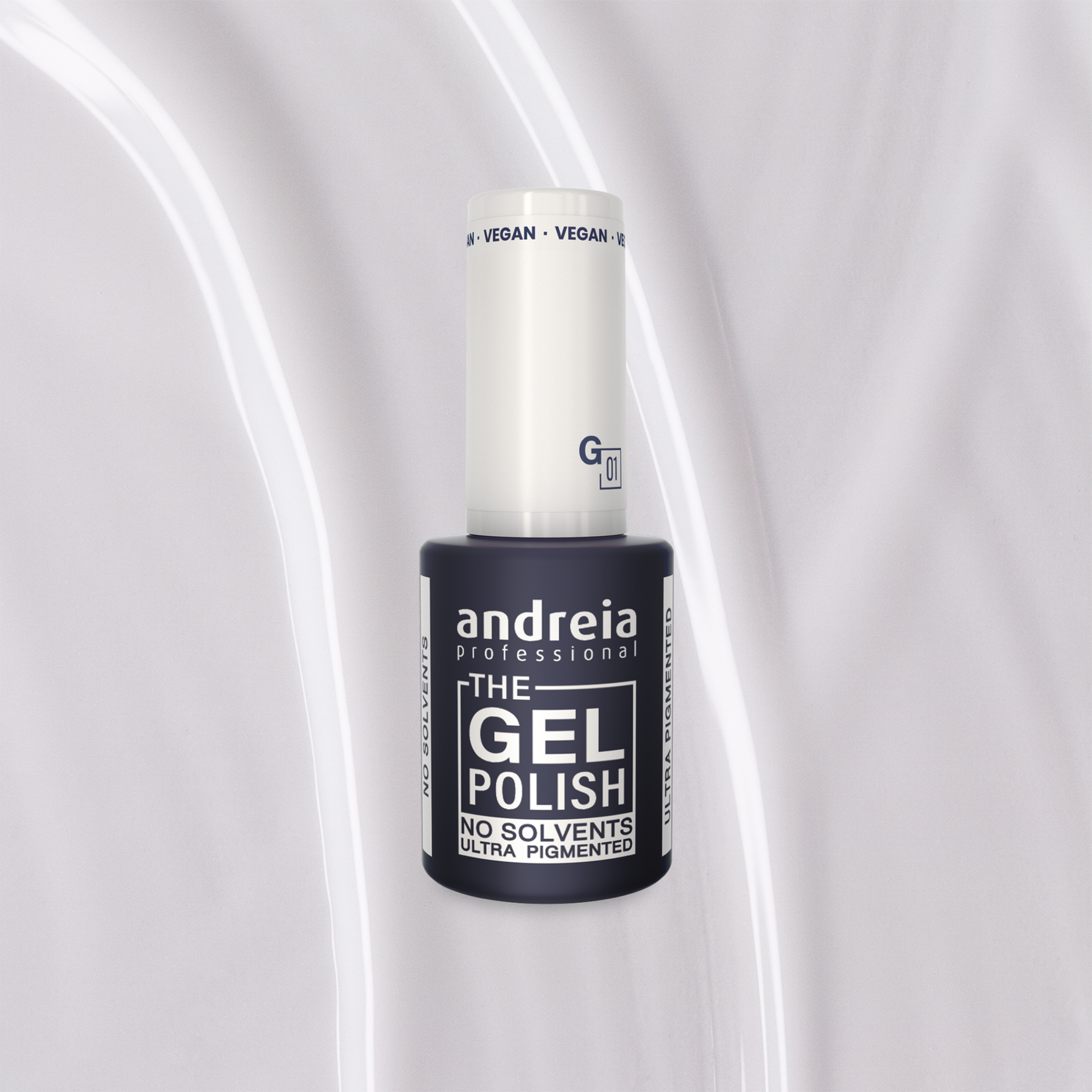 Andreia The Gel Polish G01 - White - veganski permanentni lak za nohte 10,5ml