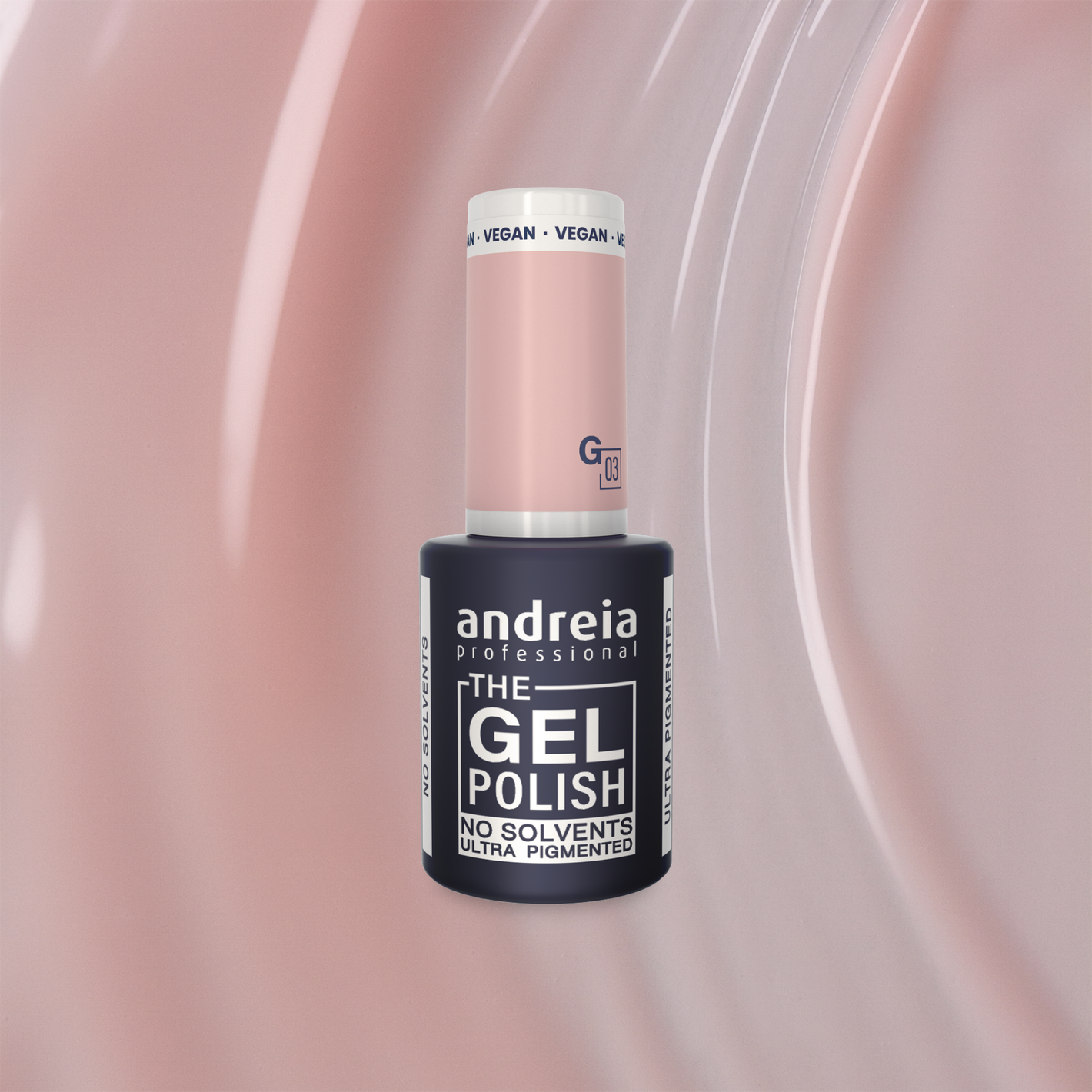 Andreia The Gel Polish G03 - Milky pink - veganski permanentni lak za nohte 10,5ml