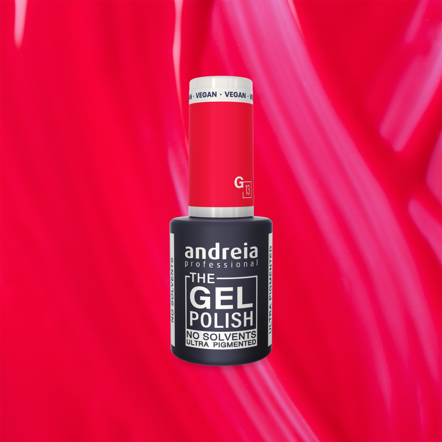 Andreia The Gel Polish G13 - Hot Pink - veganski permanentni lak za nohte 10,5ml