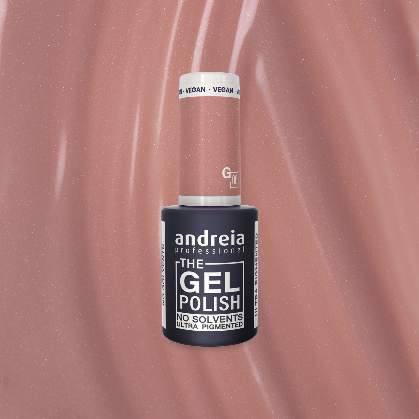Andreia The Gel Polish G06 - Light nude - veganski permanentni lak za nohte 10,5ml