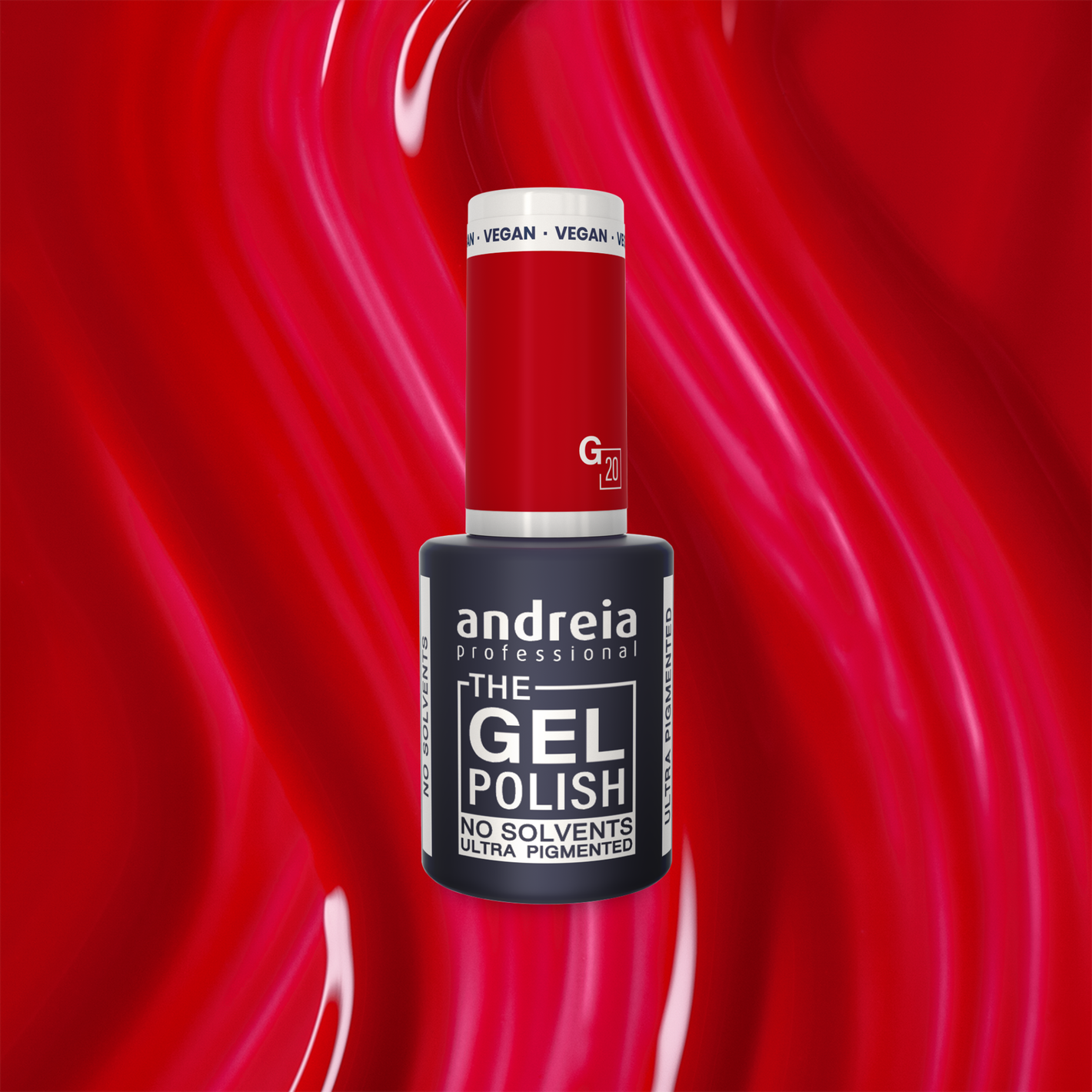 Andreia The Gel Polish G20 - Red - veganski permanentni lak za nohte 10,5ml