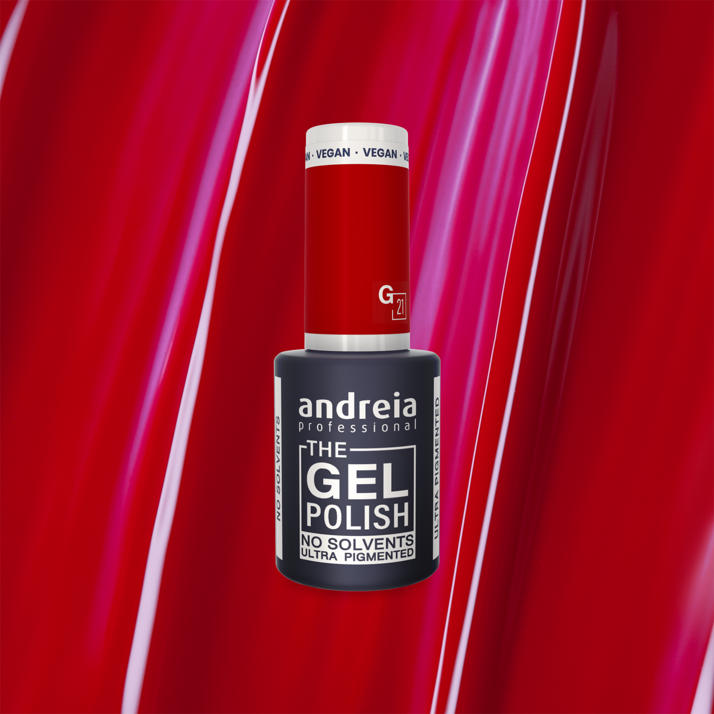 Andreia The Gel Polish G21 - Cherry - veganski permanentni lak za nohte 10,5ml