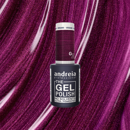 Andreia The Gel Polish G25 - Metallic Purple - veganski permanentni lak za nohte 10,5ml