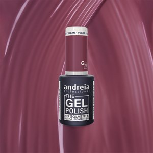 Andreia The Gel Polish G28 - Vintage pink purple - veganski permanentni lak za nohte 10,5ml