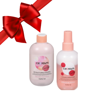 Inebrya Keratin duo set za poškodovane lase 2kos