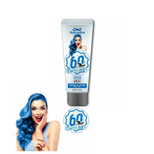 Hairgum Sixty´s barvni preliv za lase 60ml - flash blue