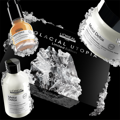 L´oreal Metal detox set za nego posvetljenih las trio + DARILO