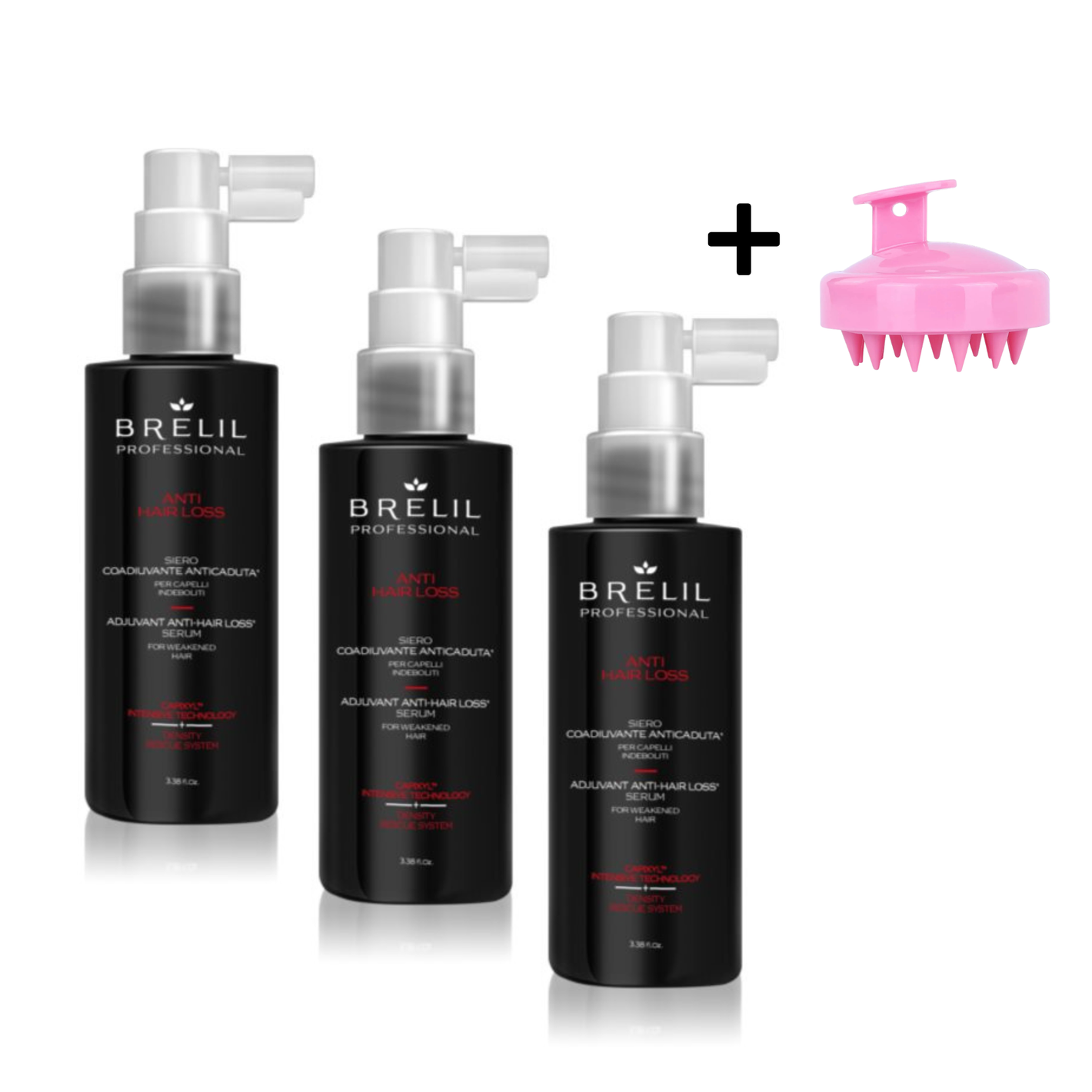 Brelil set Hairloss proti izpadanju las - 3x serum + darilo