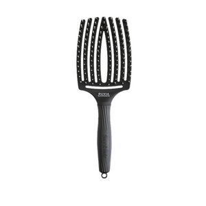 Olivia Garden Fingerbrush Combo L krtača za lase - črna